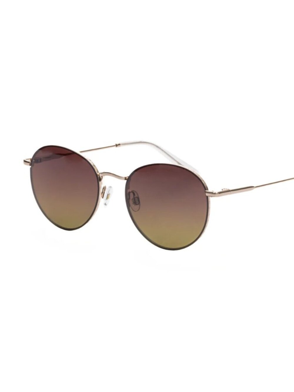 Elton John GALAXY 2 GLDFD Gold Frame / Pink Yellow Gradient Lenses Sunglasses